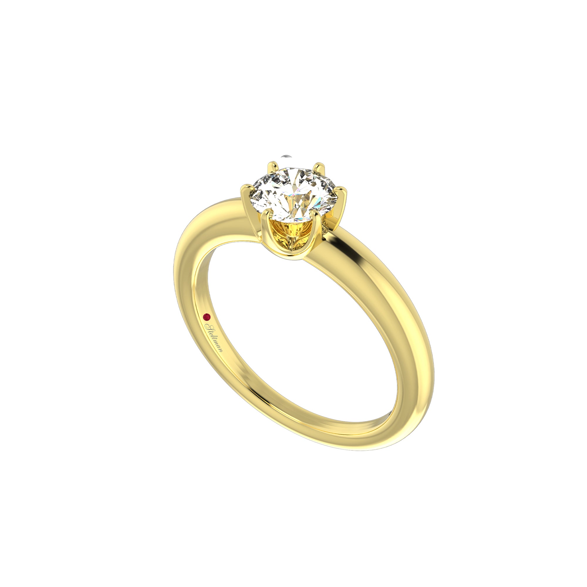 Handmade Steltman crown chaton