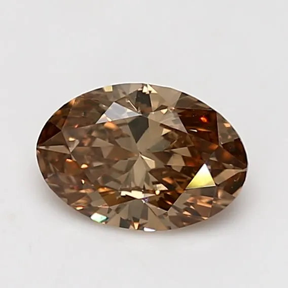 1.00ct Oval Natural Diamond (Colour Fancy Deep, Clarity VS1, GIA Certified)