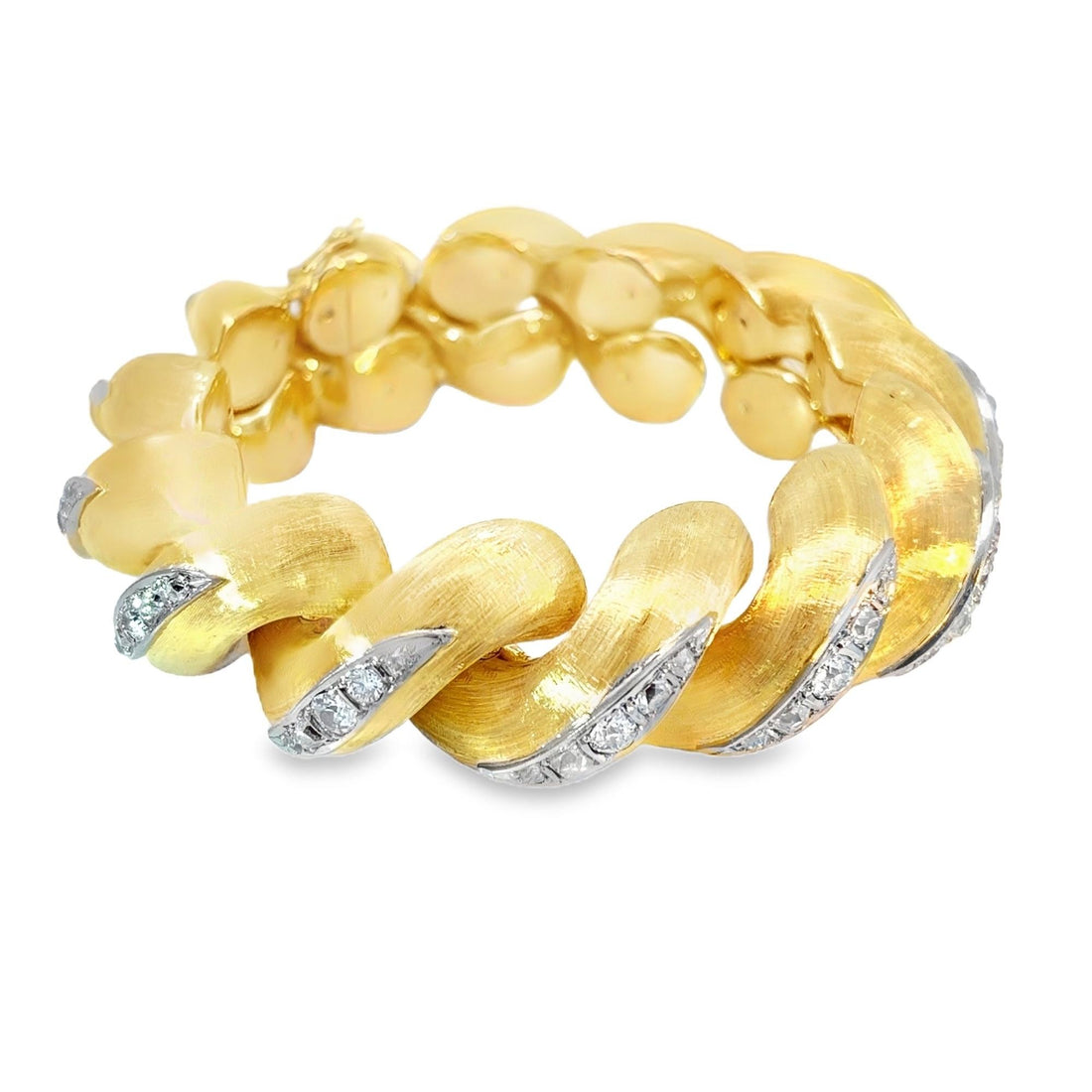 Armband halve schakel diamant