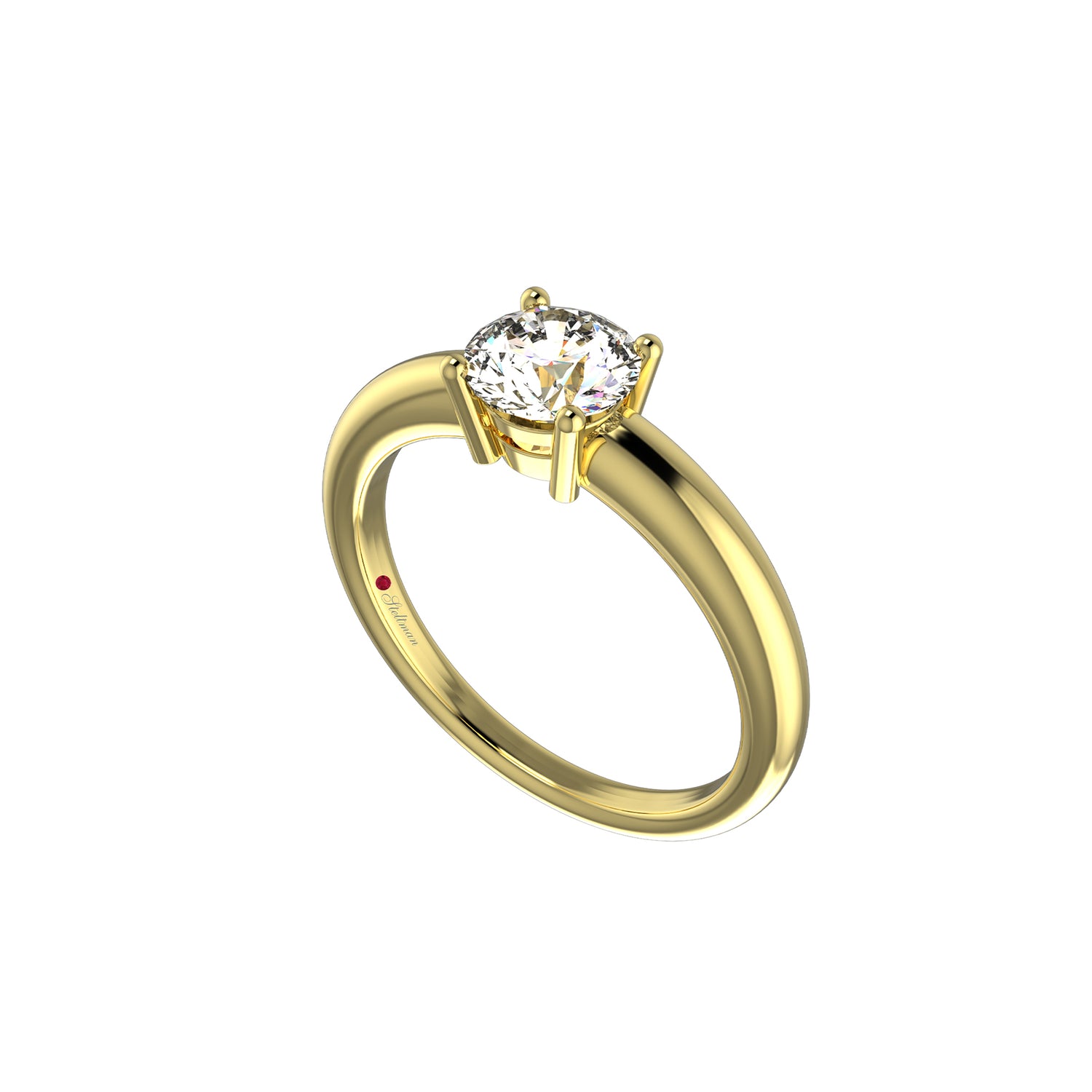 Handmade Steltman Straight chaton