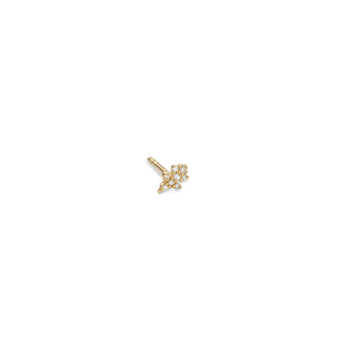 Oak Babyleaf Mini oorsteker geelgoud