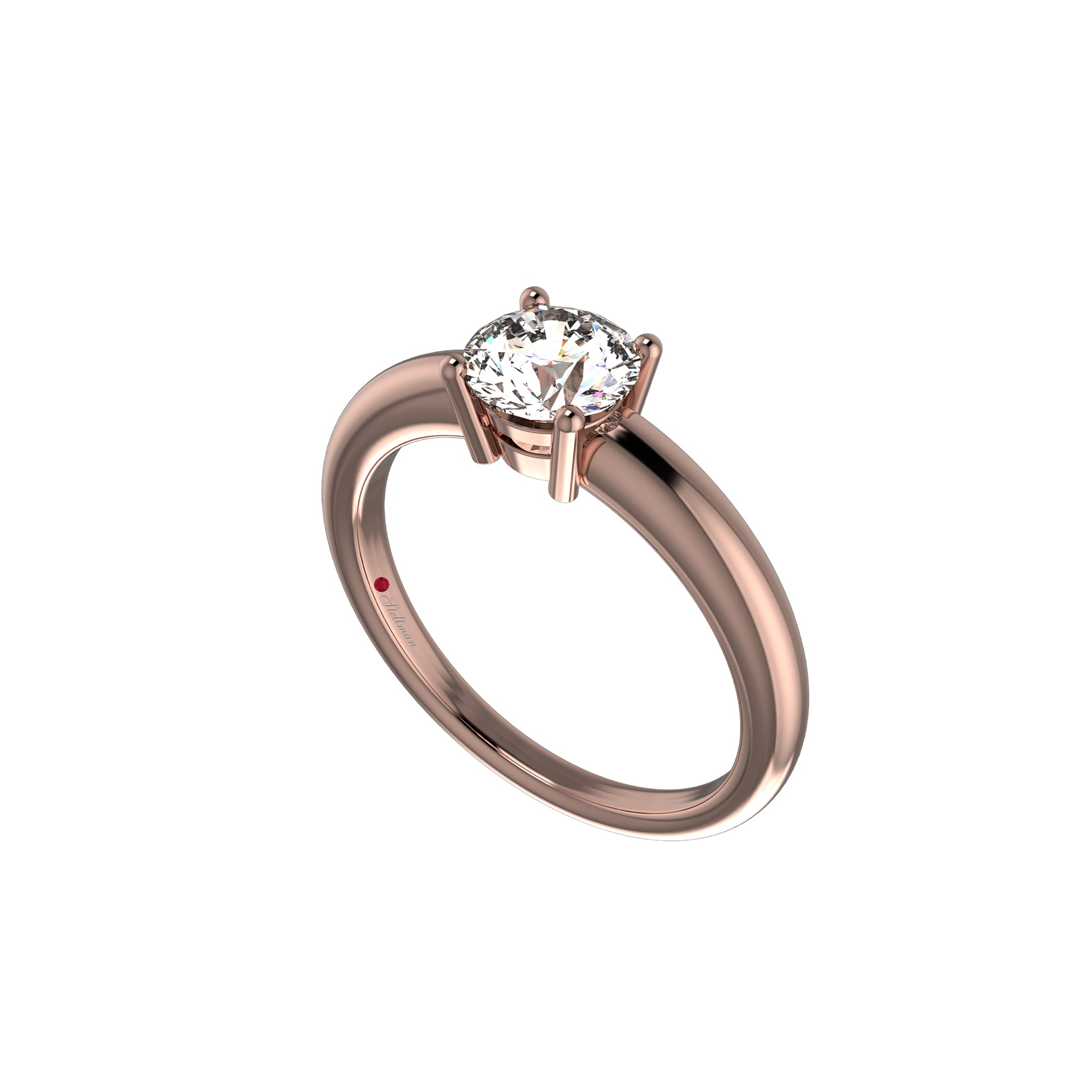 Handmade Steltman Straight chaton