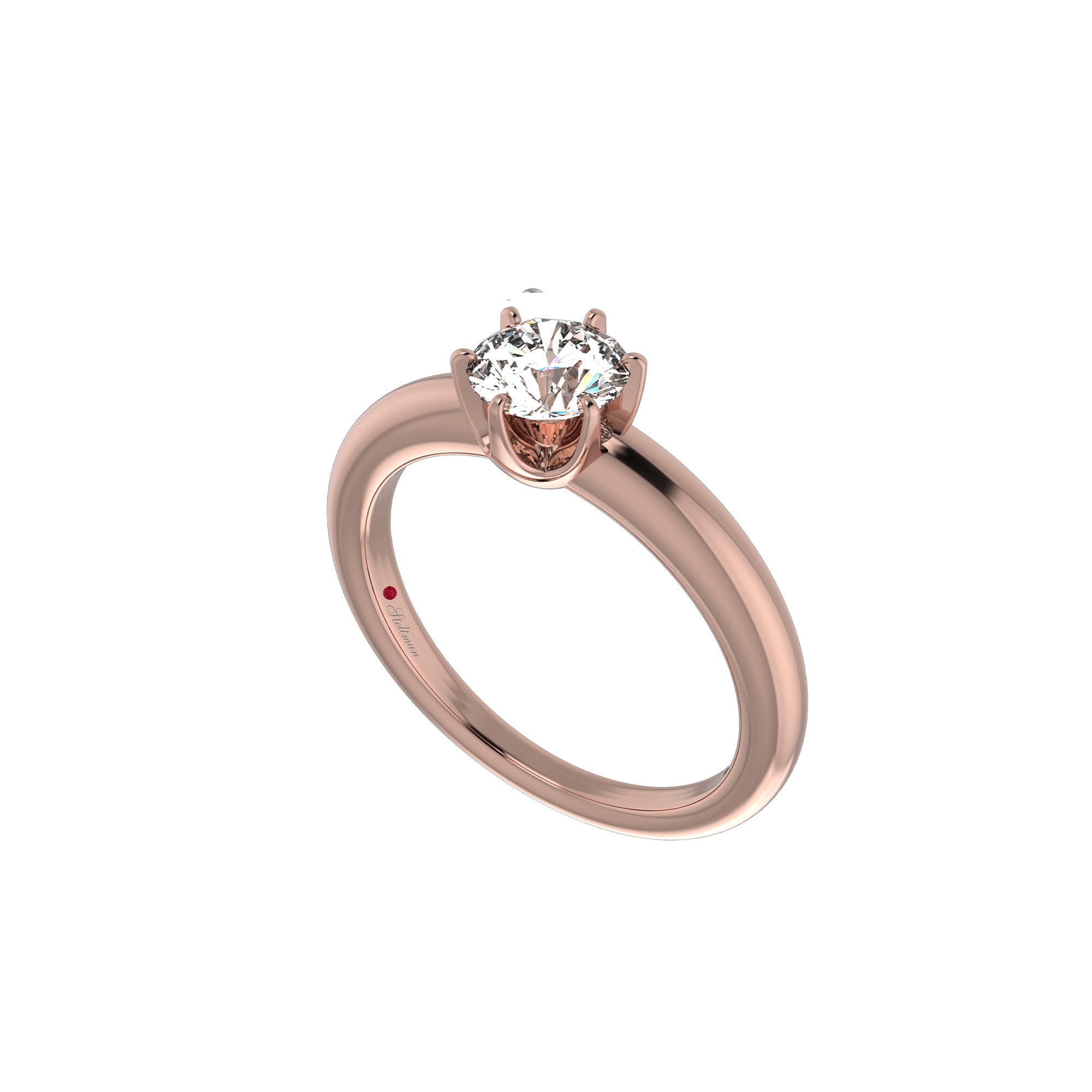 Handmade Steltman crown chaton