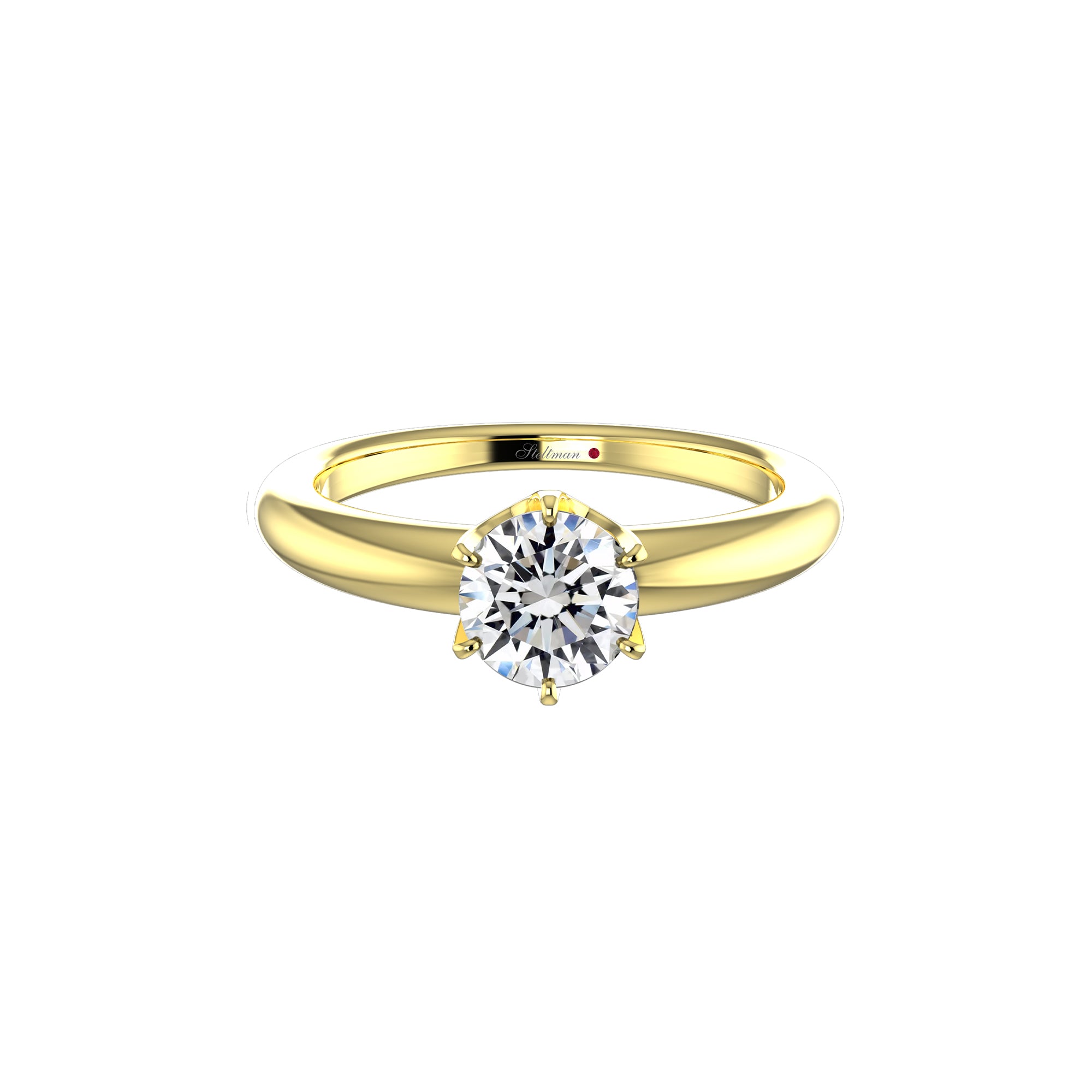 Handmade Steltman crown chaton